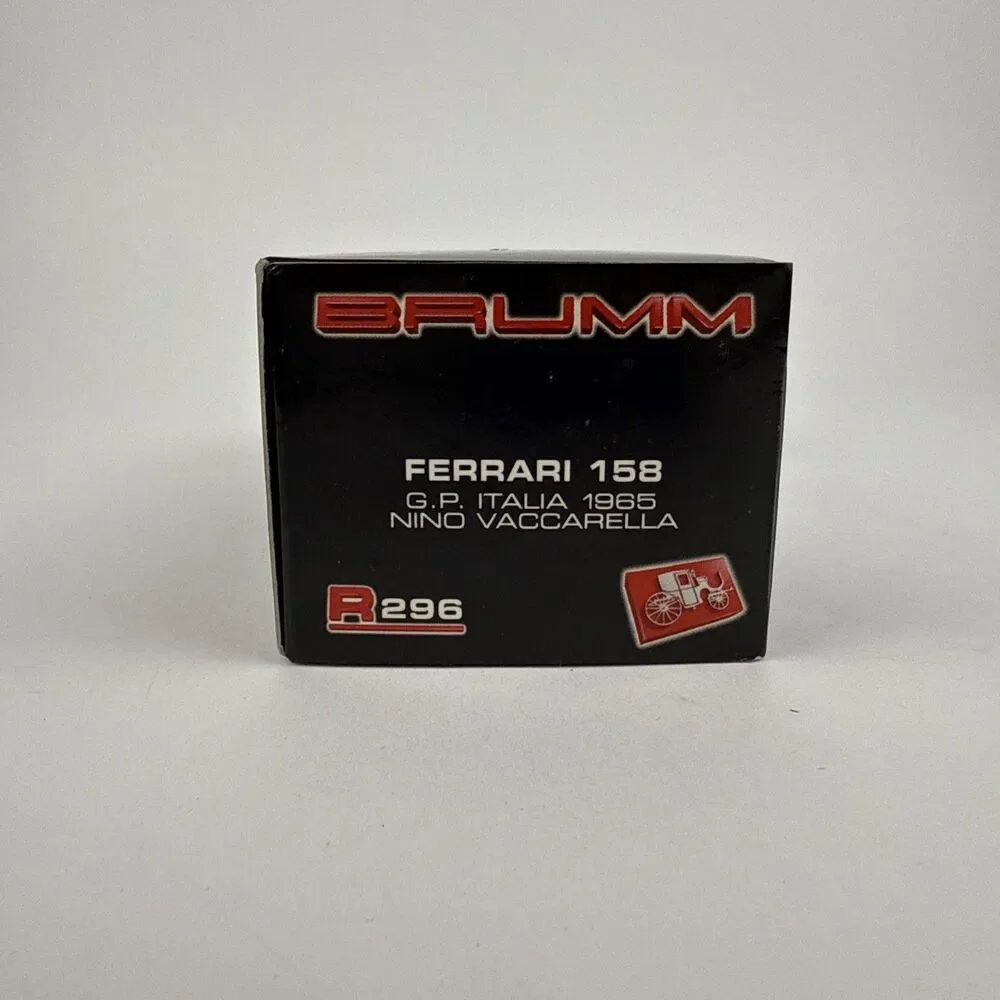 Brumm 1:43 R296 Ferrari 158 G.P. Italia (1965) Red #6
